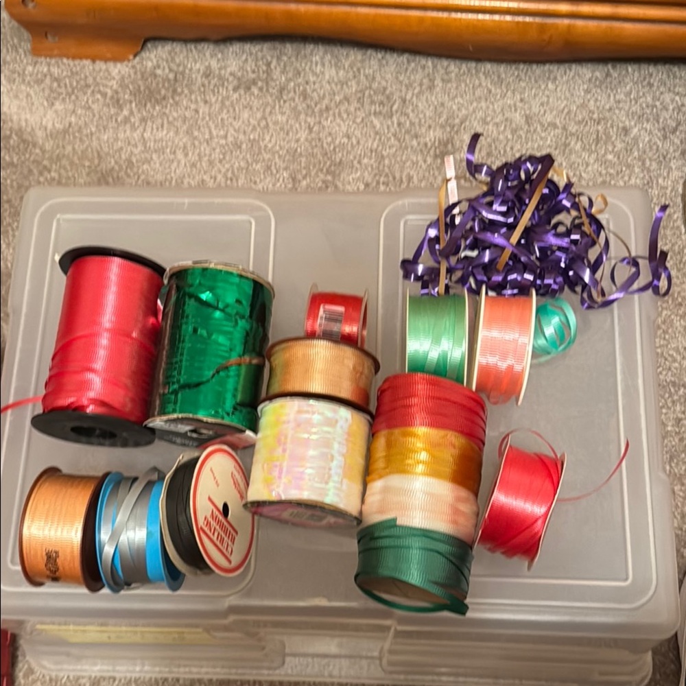 Ribbon Bundle of Colorful Curling Ribbon Collection